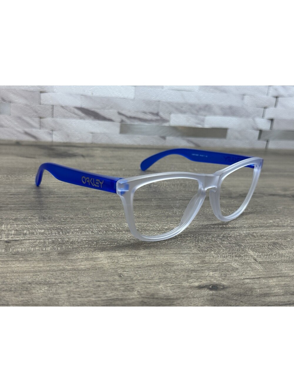 Oakley Frogskins Sunglasses OO9013-B255 Matte Clear Blue 55[]17-133 *FRAMES ONLY